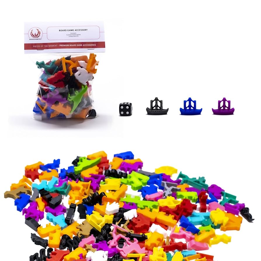 Amazon | BoardGameSet |ボート船トークンフィギュア 5 個